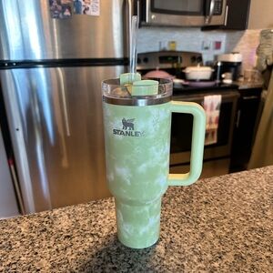 Green Tie Dye 40oz Stanley Cup